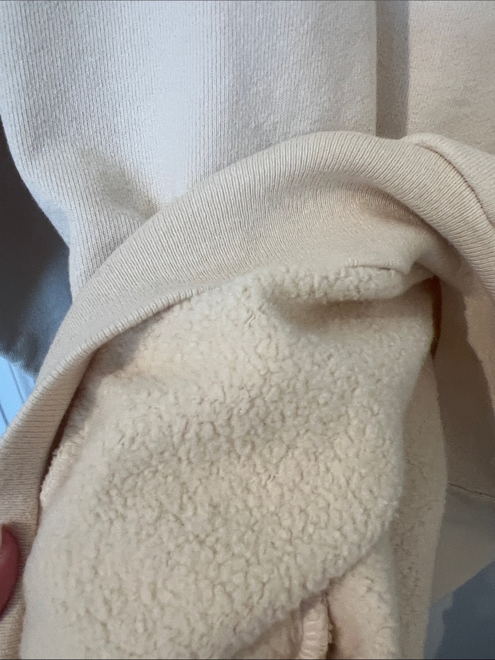 Sporty & Rich LA Health Club Embroidered Unisex Sweatshirt in Cream - Picture 12 of 12
